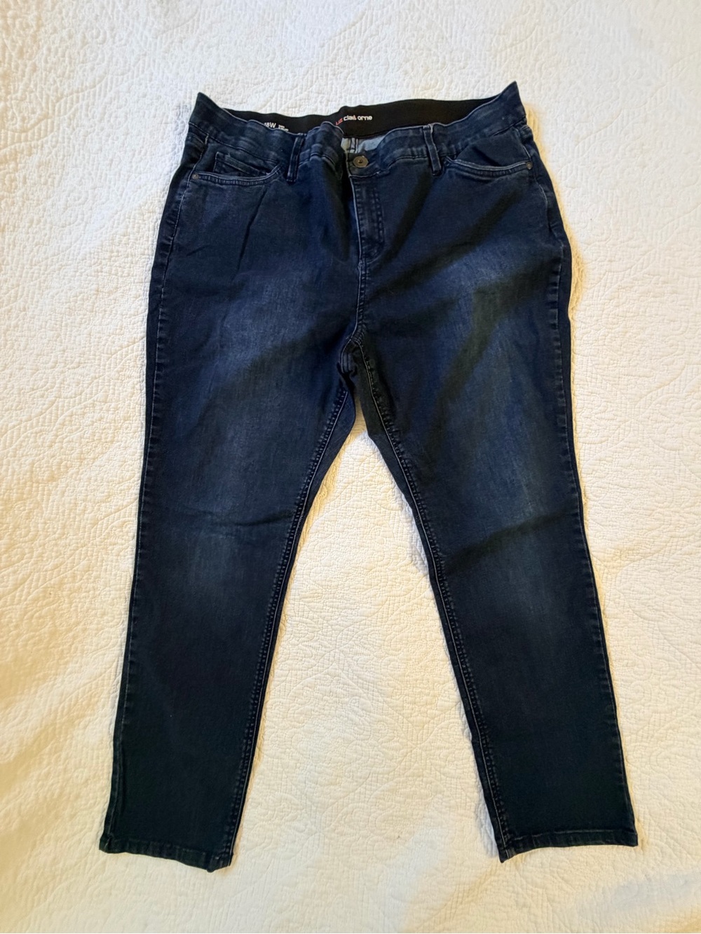 Liz Claiborne Sara Slim Leg Mid-Rise Jeans 18W